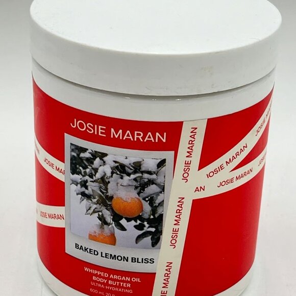 New Josie Maran Whipped Argan Oil Body Butter Lemon Bliss 20oz 600ML Large Size - Picture 1 of 1